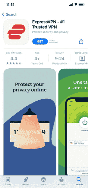 expressvpn app store
