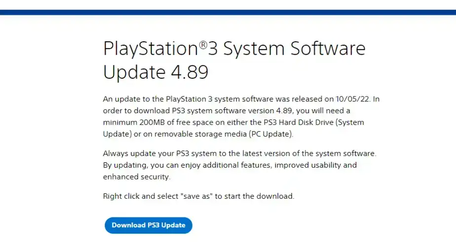 PS3 system software