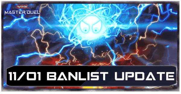 Master Duel - November 1 2024 Banlist Update