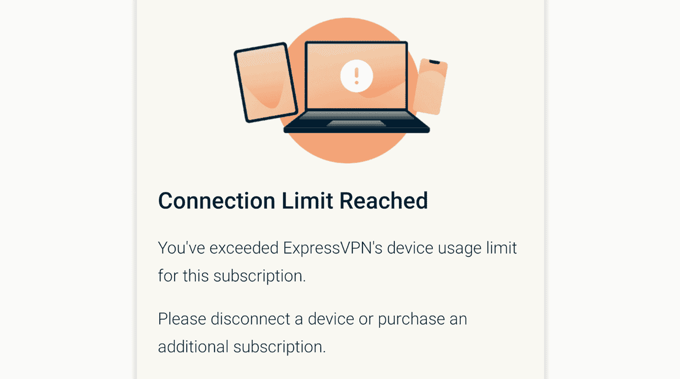 You are connected to ExpressVPN.