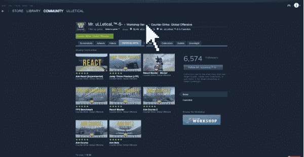 The second step to using Steam Workshop.