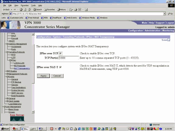Configuring Multiple VPN Clients to a Cisco VPN 3000 Concentrator Using NAT-Traversal