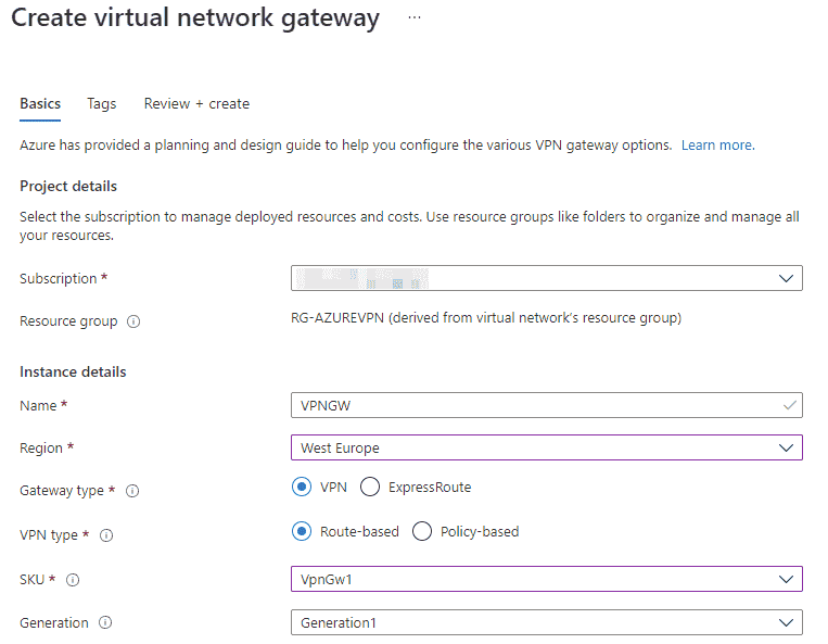 Implement (Always On) Azure VPN Gateway, Deploy Azure VPN Client and VPN profile via Intune