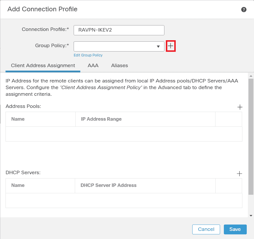 FMC - Group Policy