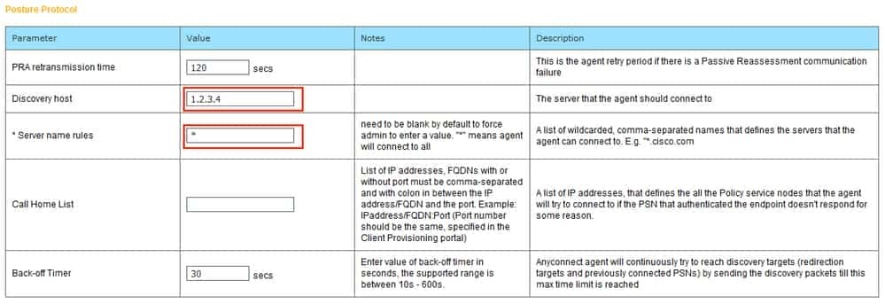 ISE configuration - Create AnyConnect Posture Profile