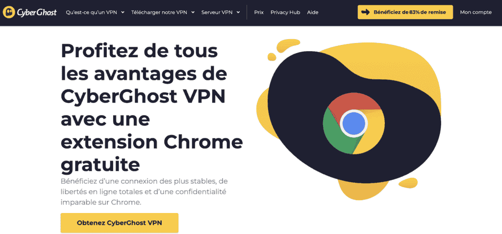 CyberGhostVPN Chrome