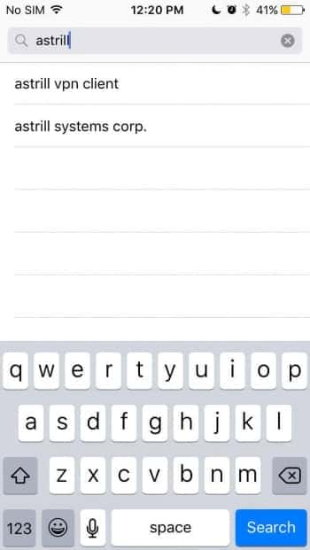 Astrill Setup Manual:How to install Astrill iOS App on iPhone