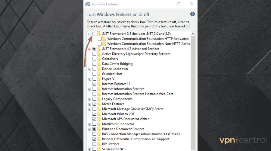 windows net framework