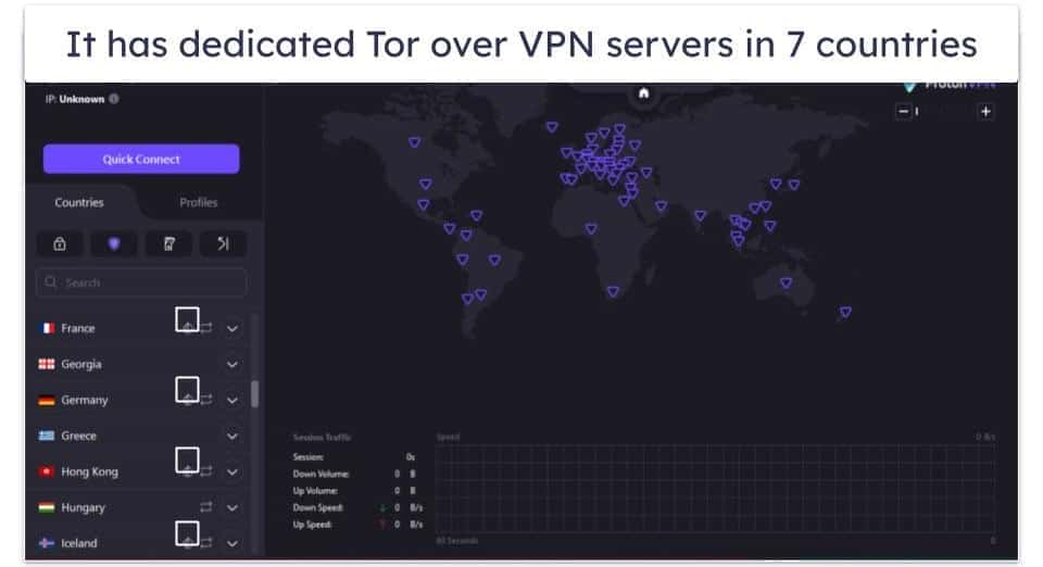 7. Proton VPN  — Convenient Connection Features &amp; Fast Speeds