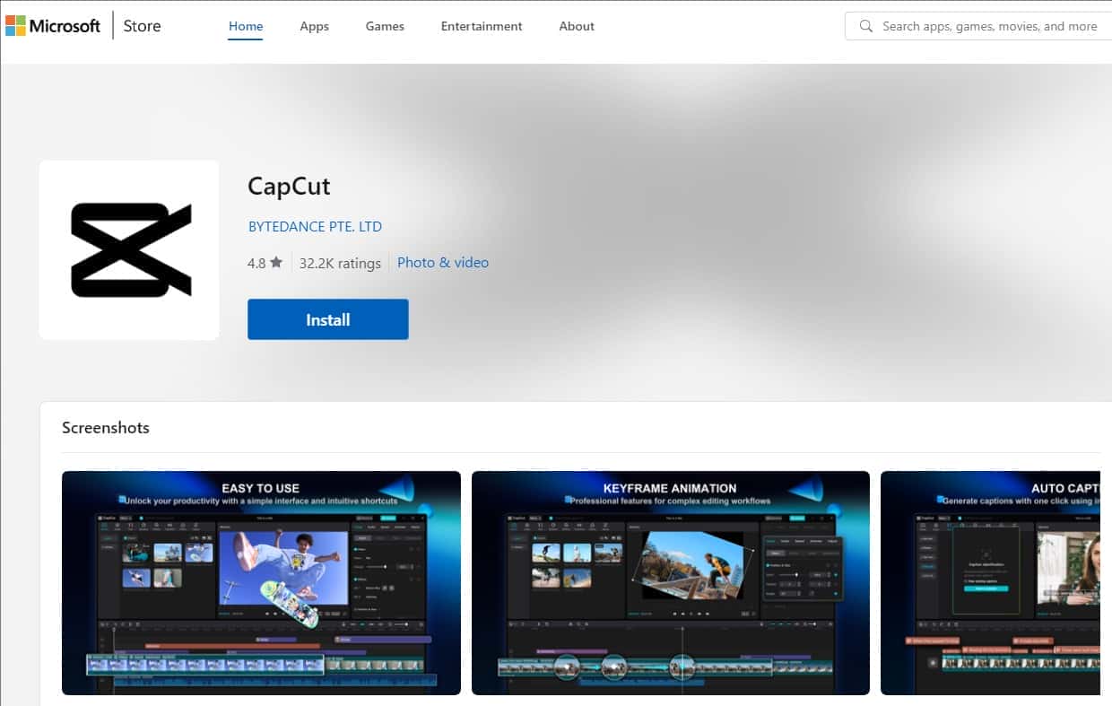 Download CapCut with iTop VPN Free