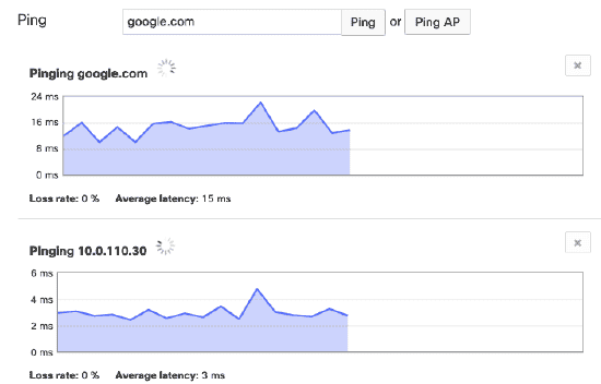 Using the Ping Live Tool