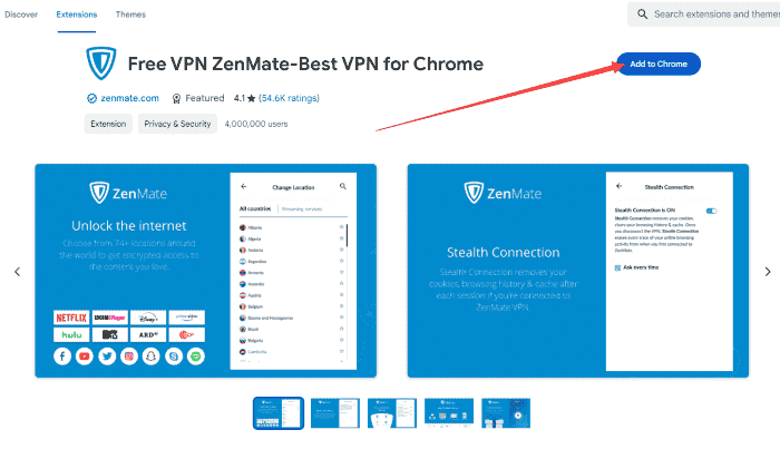 Add the Best Free Chrome VPN to Your Extensions