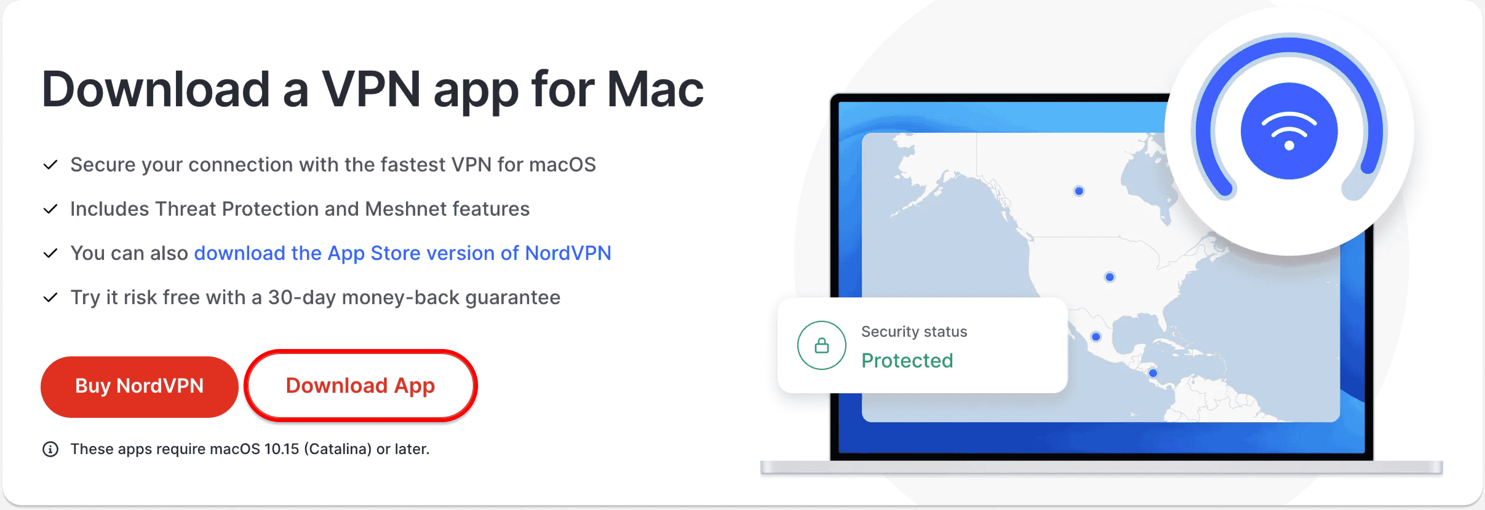 Installing NordVPN application on macOS