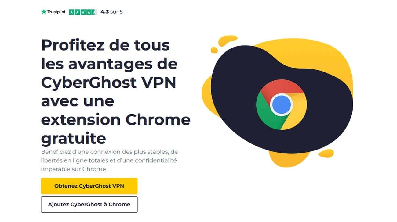 CyberGhost VPN Extension Chrome Gratuite