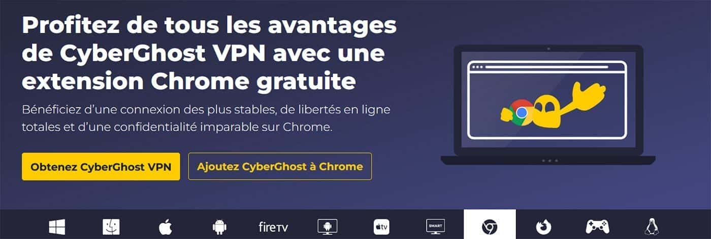 CyberGhost VPN Extension Chrome