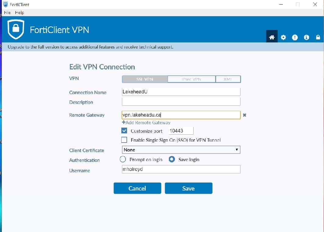 Virtual Private Network (VPN)