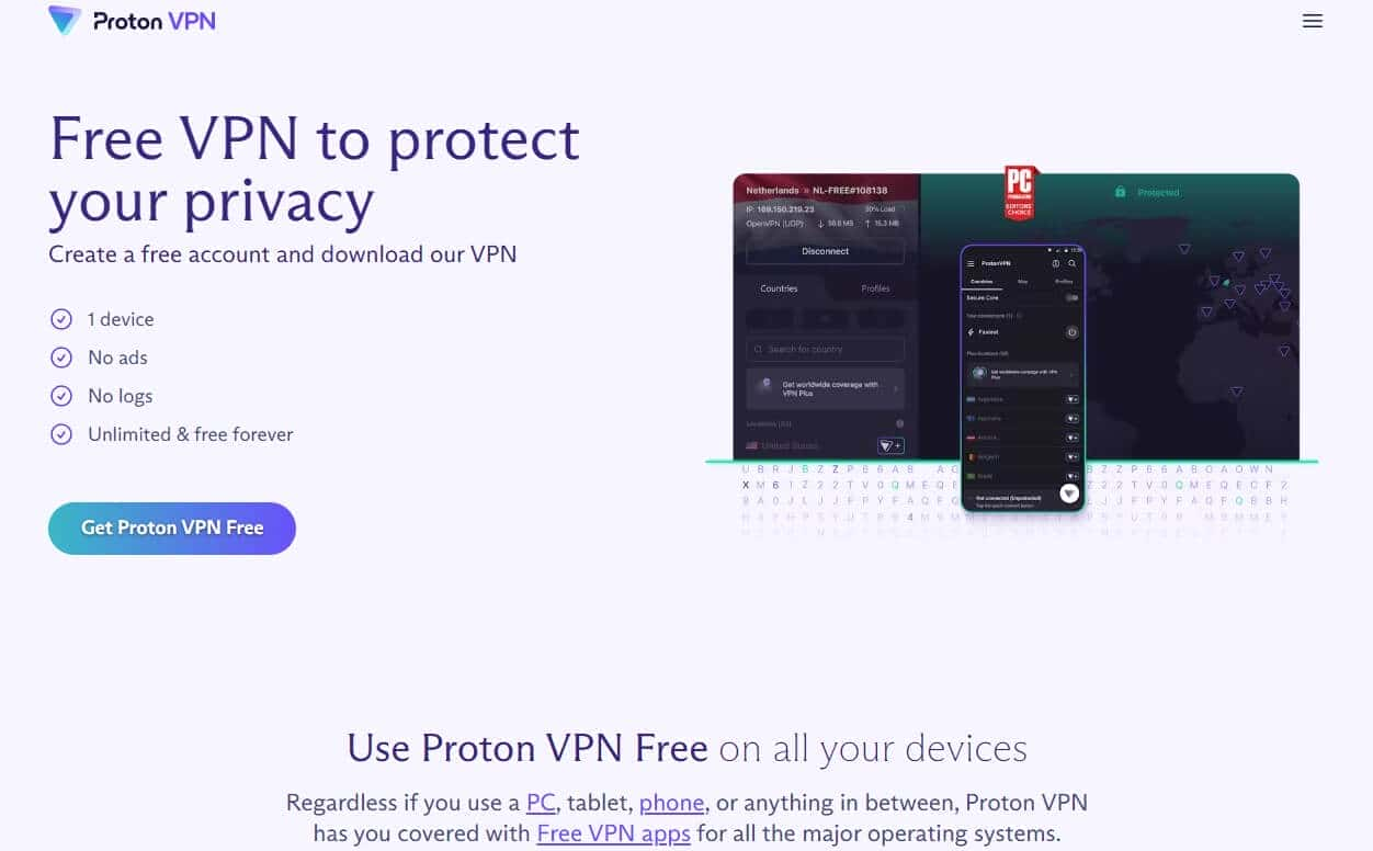 Best Free Internet VPN Services with Unlimited Data in 2024