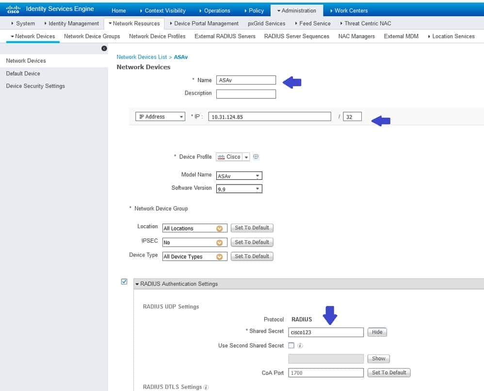 Configure Remote Access VPN with RADIUS Authentication on ISE and Group-Policy Mapping