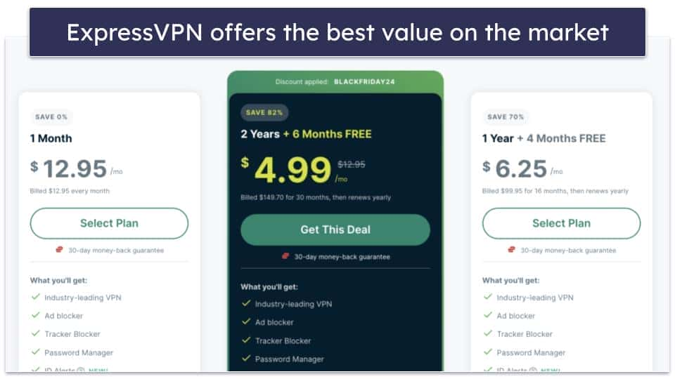 🥇1. ExpressVPN — Best VPN for 2024 Top  Security, Speeds &amp; Performance