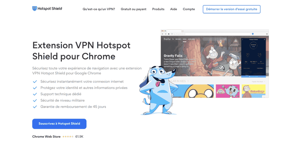 Hotspot Shield Chrome