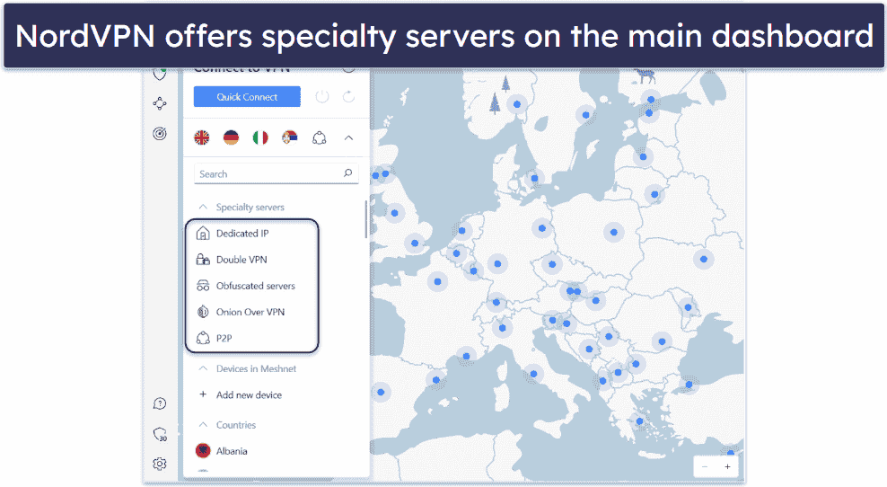 4. NordVPN — Feature-Rich With Fast Speeds on All Servers