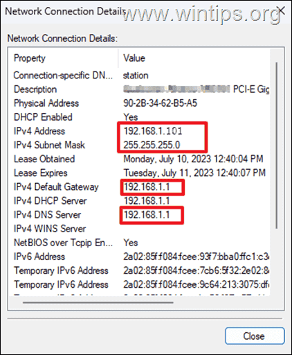 IPv4 is Address AddressSettings