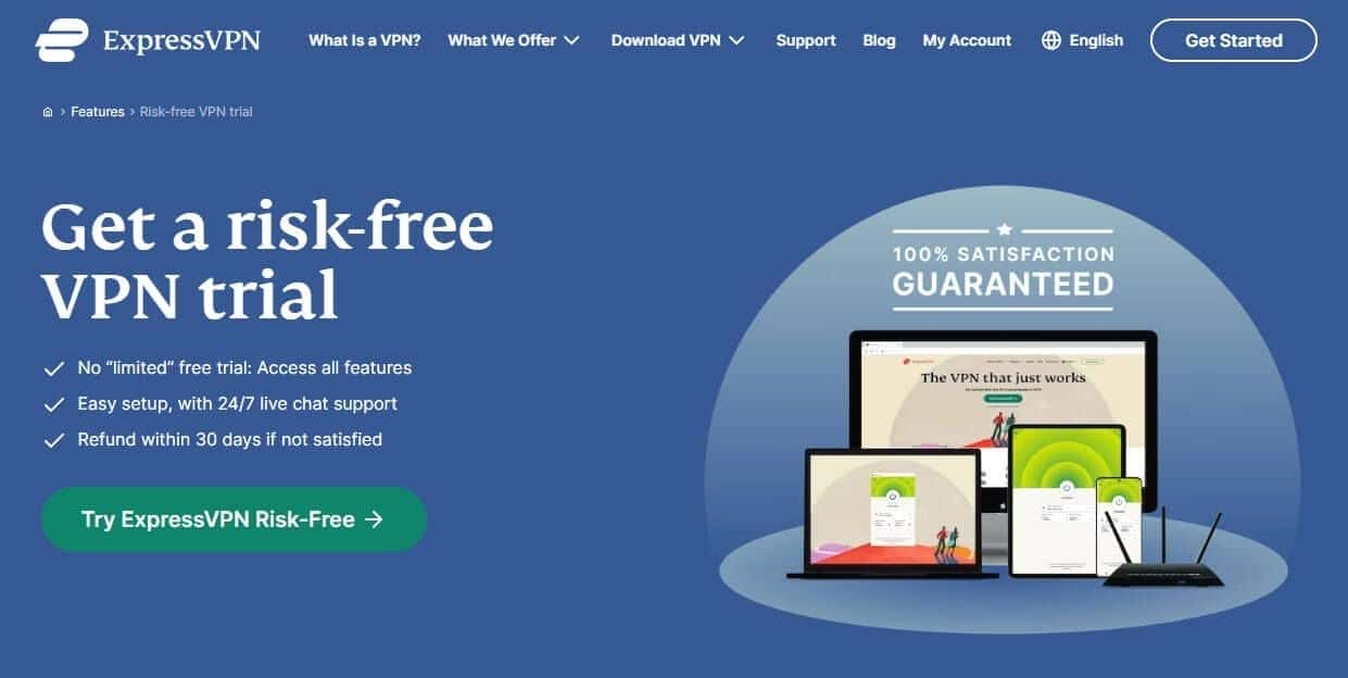 ExpressVPN Free VPN Trial UAE