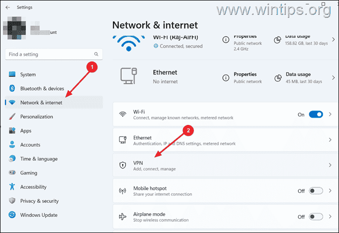 Setup VPN Connection on Windows 11/10