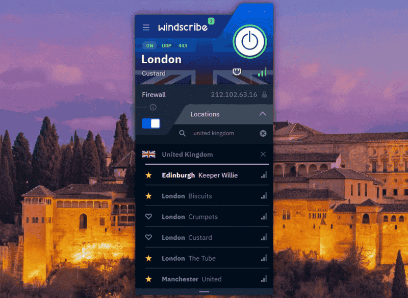 windscribe uk