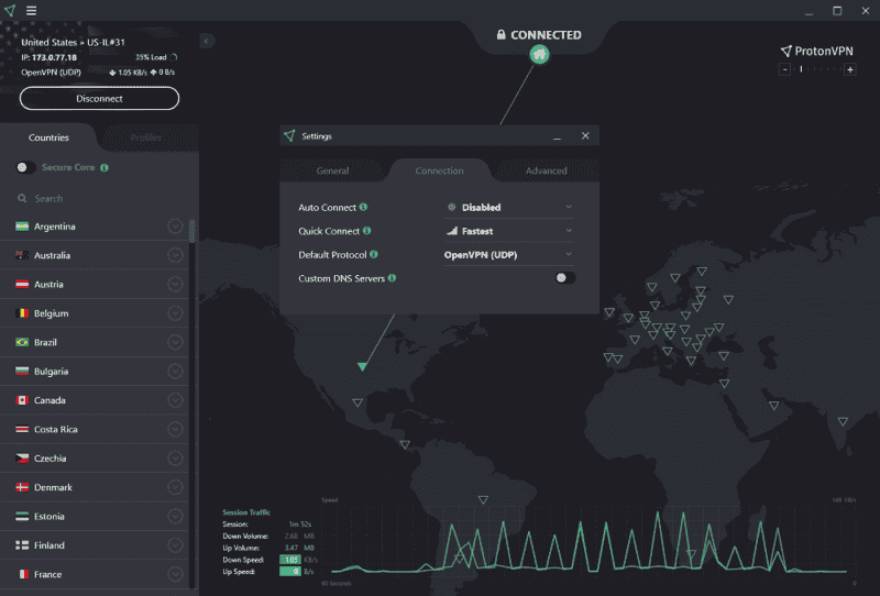 protonvpn protocols