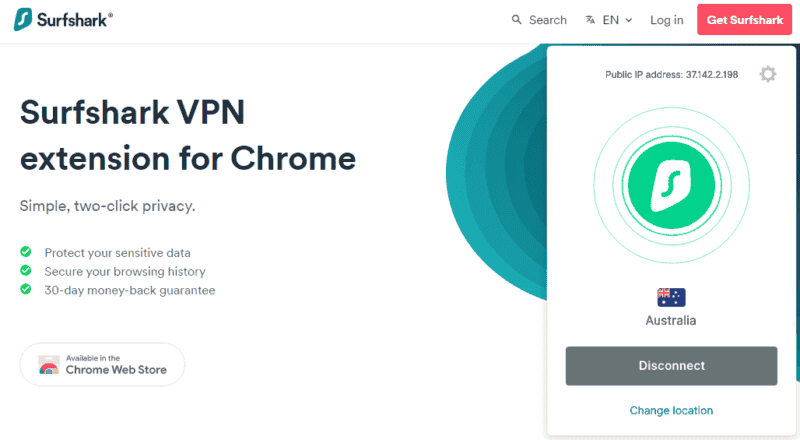 surfshark for chrome