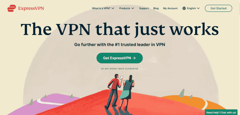 expressvpn homepage