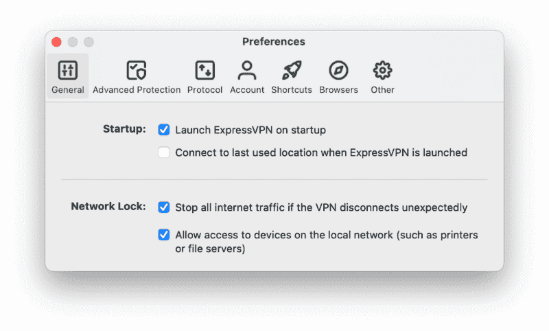 expressvpn kill switch