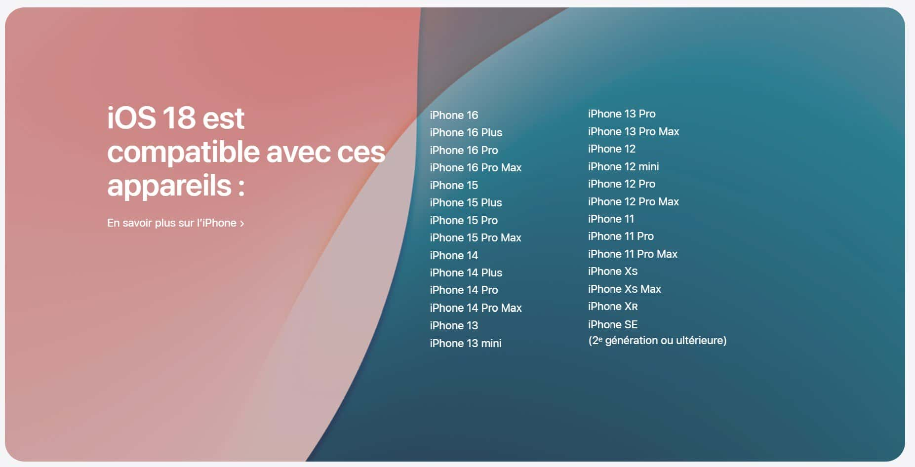 iOS 18 débarque aujourd’hui : la liste des iPhone compatibles, les nouveautés et comment l’installer