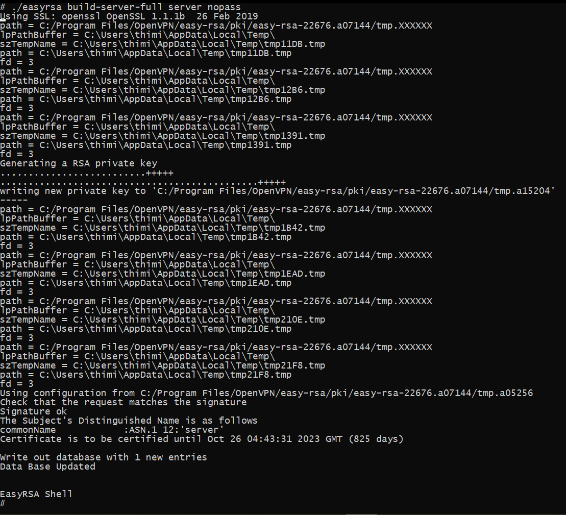 create Diffie - Hellman parameter