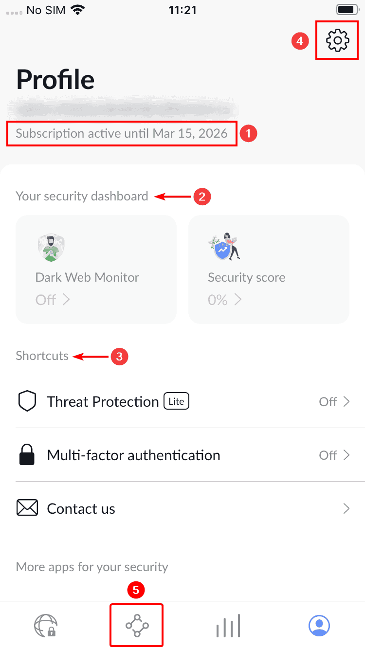 NordVPN iOS profile tab.png