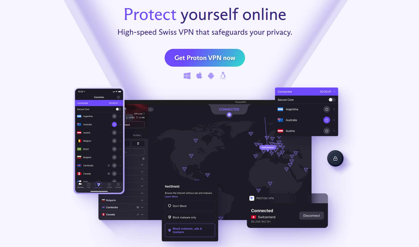 Proton VPN devices