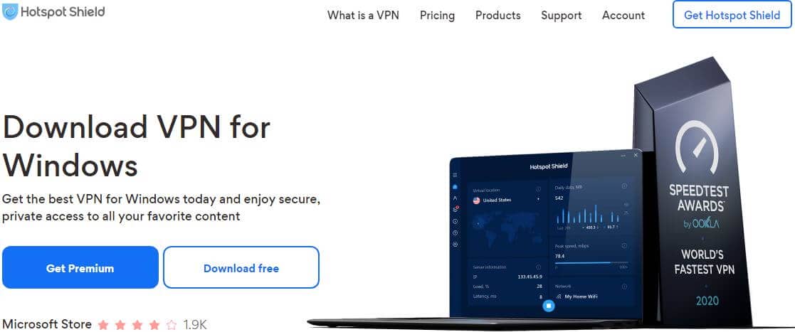 Hotspot Shield Windows