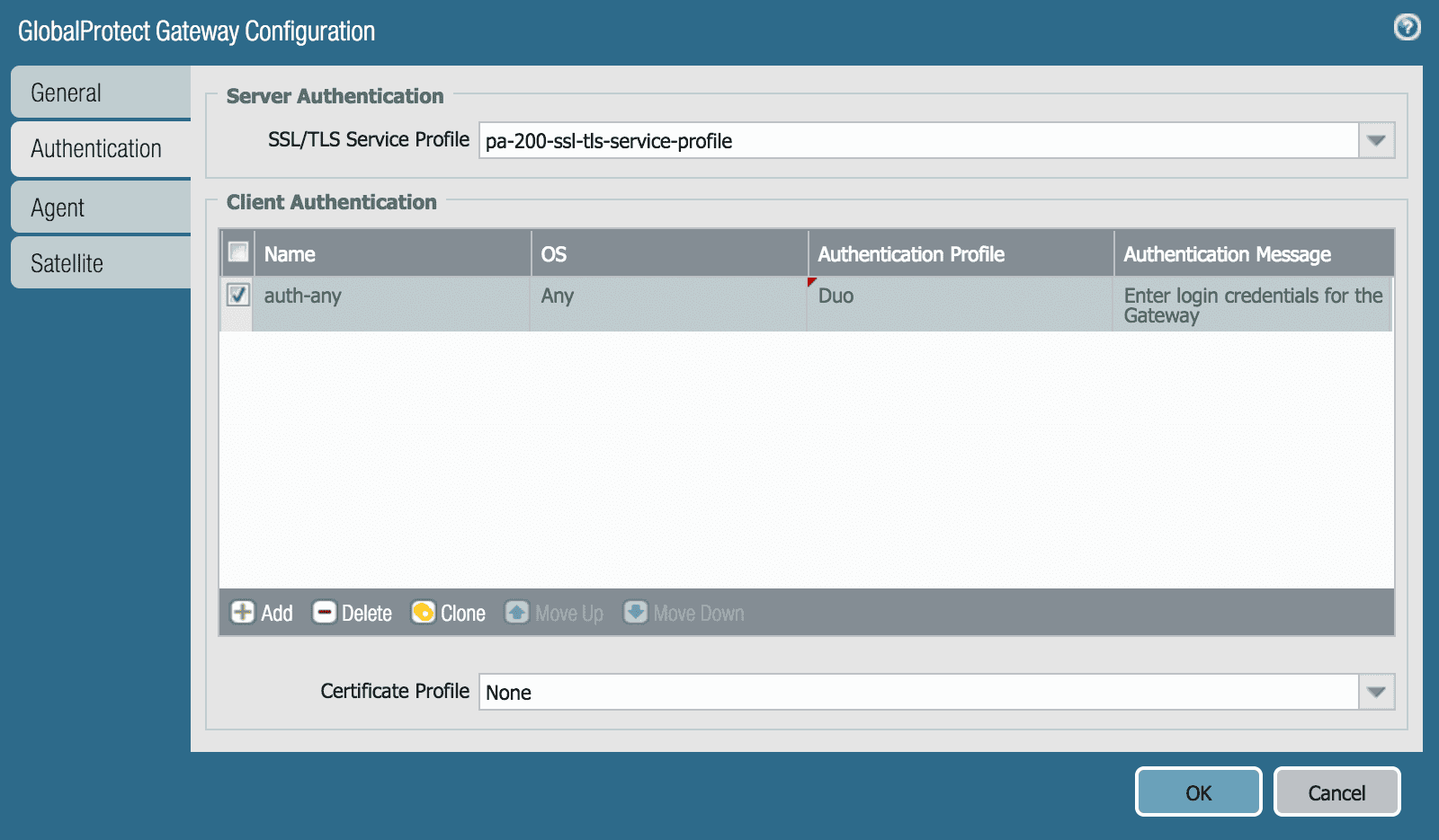 GlobalProtect Gateway Properties