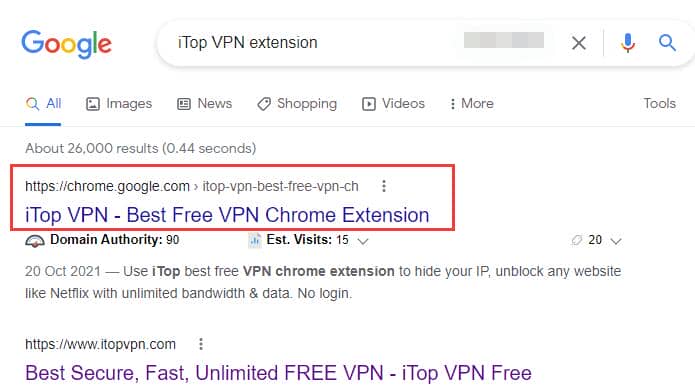 VPN for Chrome Extension