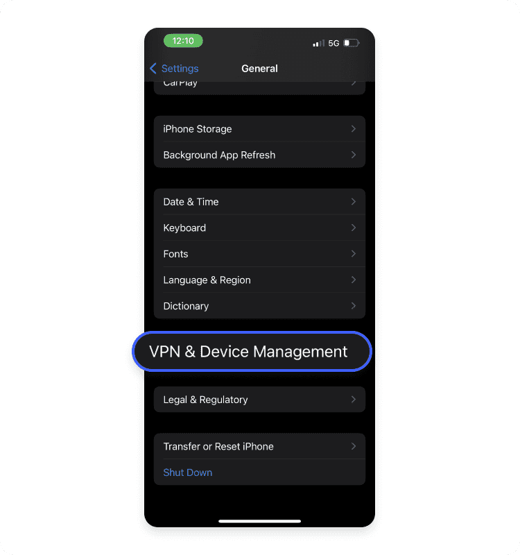 how to set up vpn ios