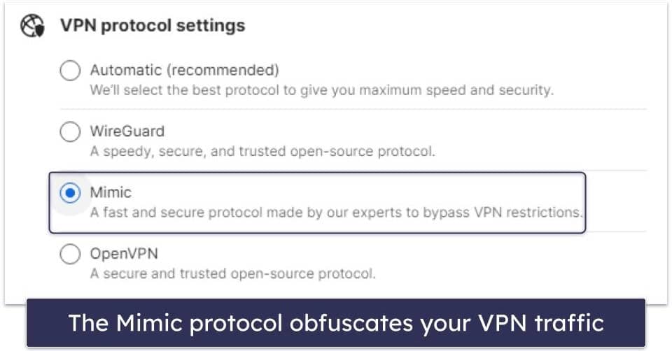 Norton secure VPN Features — Industry-Standard Security + 3 VPN Protocols