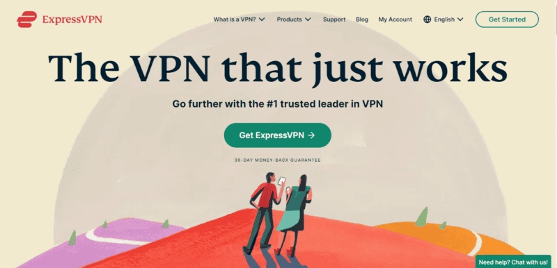 expressvpn homepage