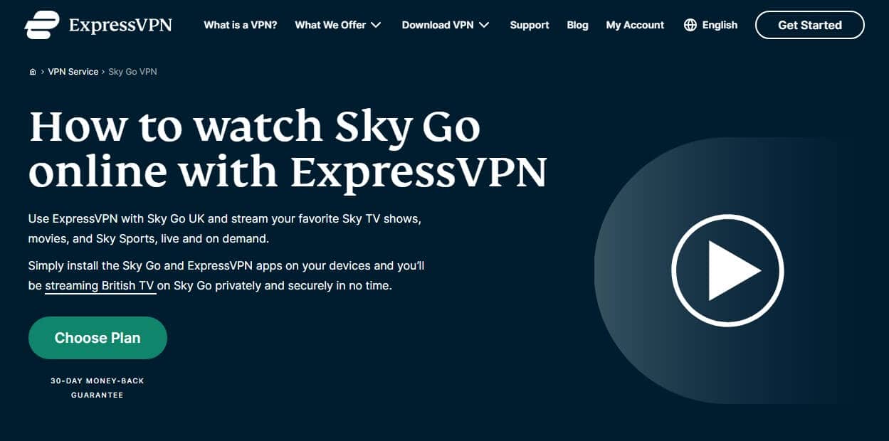 Expressvpn Sky Go