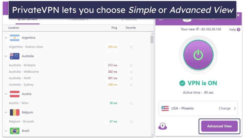 6. PrivateVPN — Easy-To-Use Windows VPN That Works in Restrictive Countries