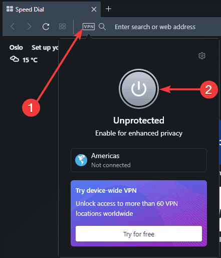 VPN Is Temporarily Unavailable. Opera Is Resolving the Problem [Fixed]