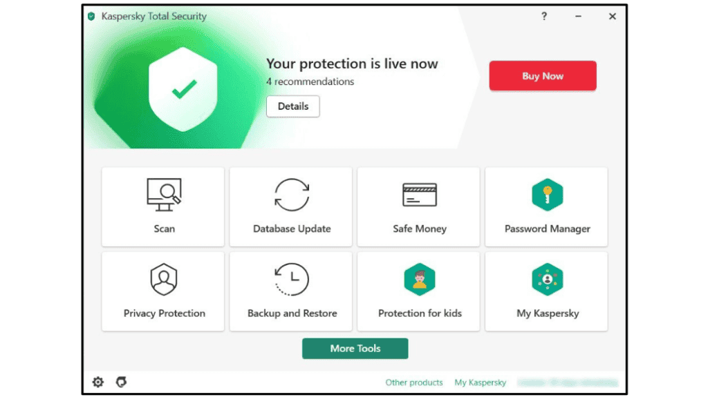 Kaspersky Antivirus teszt