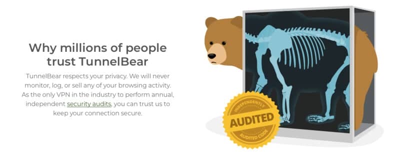 Sécurité VPN gratuit TunnelBear