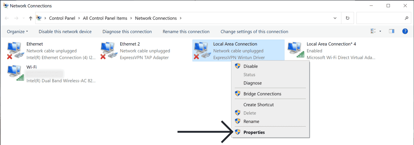 Windows 10からVPN接続を共有する方法