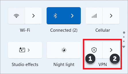 Connect to a VPN in Windows